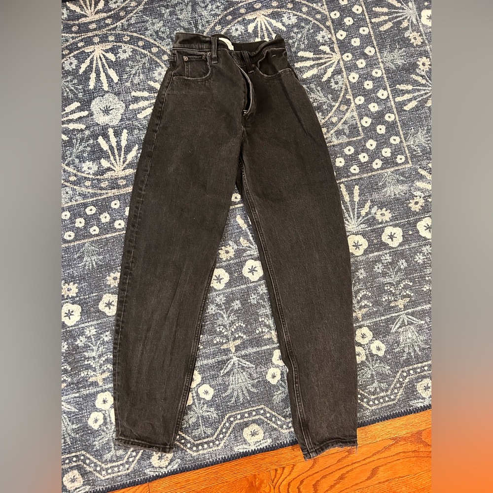 Abercrombie & Fitch Charcoal High-Rise Jeans
